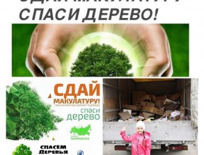 Экомарафон &quot;Сдай макулатуру – спаси дерево!&quot;